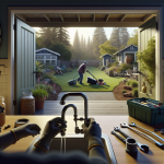 Indoor repair and outdoor lawn care combined for efficient, sustainable home maintenance